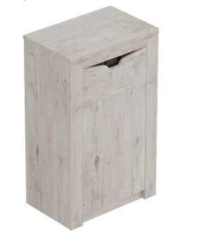 Тумба с дверцей и ящиком Соренто Дуб бонифаций/Кофе структурный матовый в Таре - tara.katalogmebeli.com | фото 1