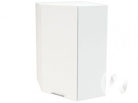 Угловой шкаф Валерия-М ШВУ 599 (Белый глянец/Белый/верхний/высокий) в Таре - tara.katalogmebeli.com | фото