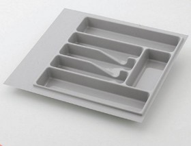 Вкладыш для кухонных принадлежностей, серый, Volpato 300 мм в Таре - tara.katalogmebeli.com | фото